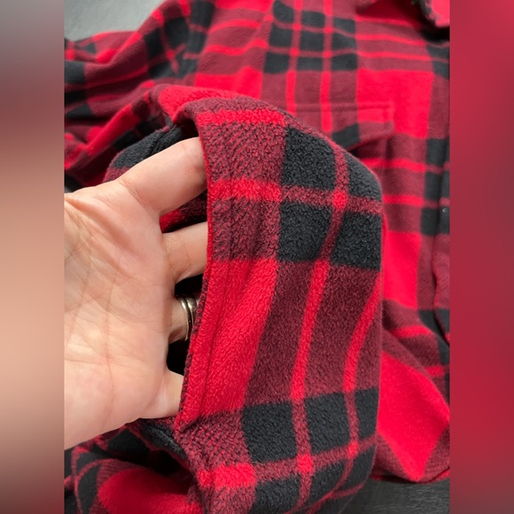 Chaps men’s fleece shacket - Picture 6 of 9